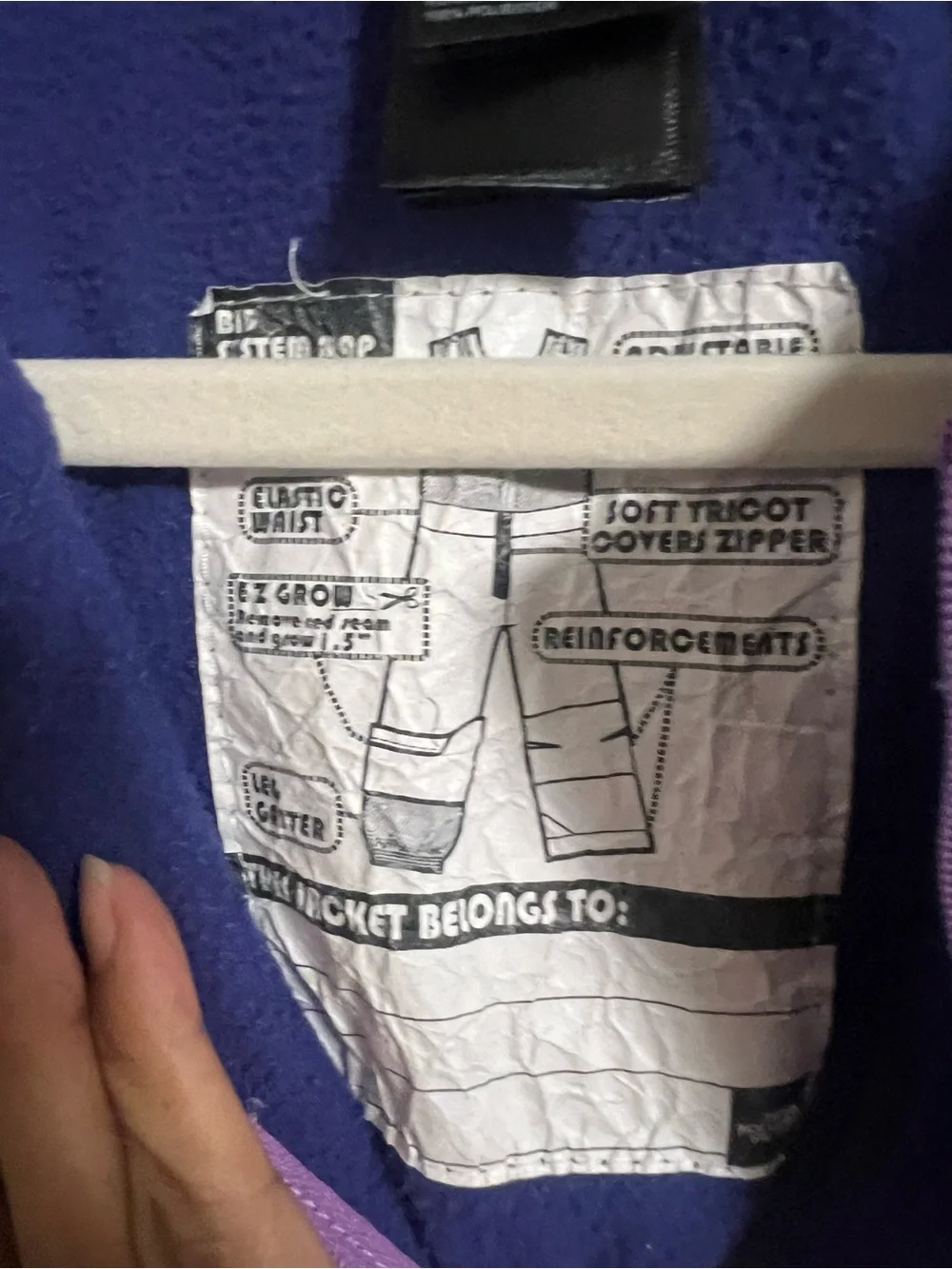 The north face ski bib
